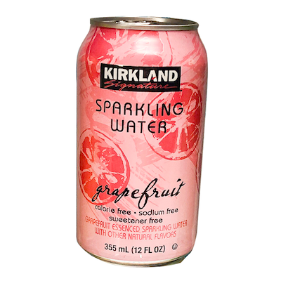 KIRKLAND SPARKLING WATER GRAPEFRUIT 355 ML | Pharmacy and More